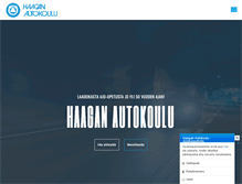 Tablet Screenshot of haaganautokoulu.fi